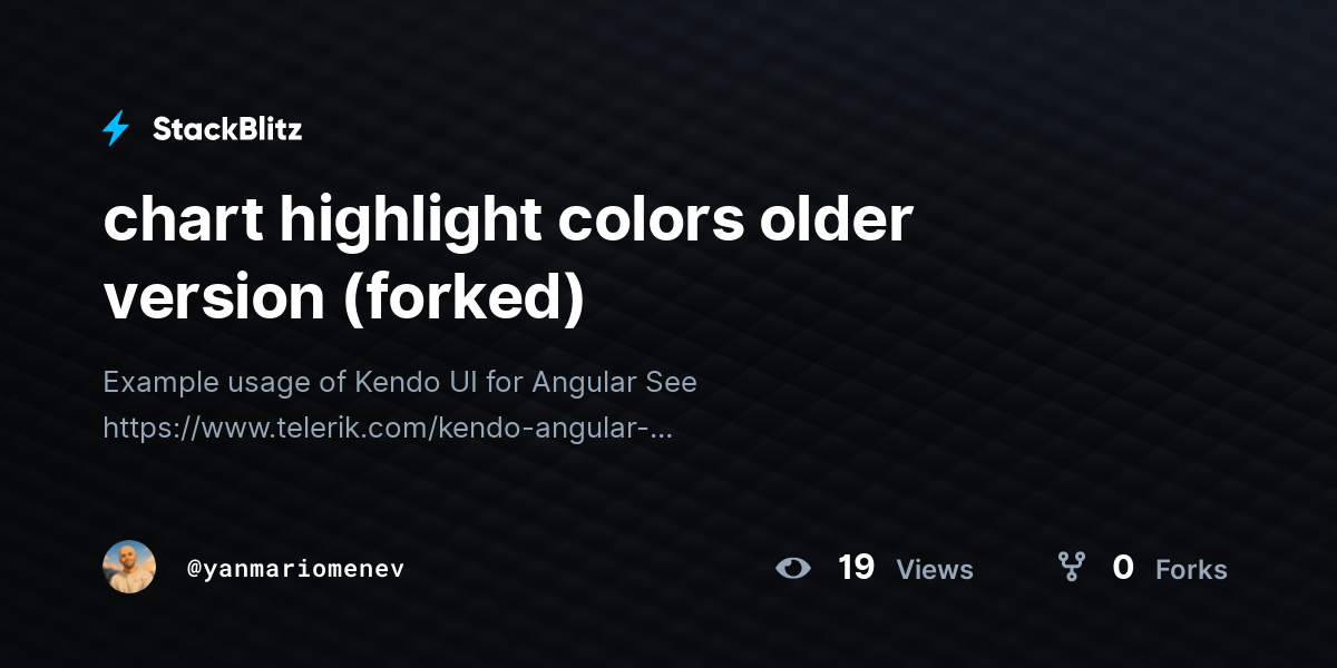 chart highlight colors older version (forked) - StackBlitz