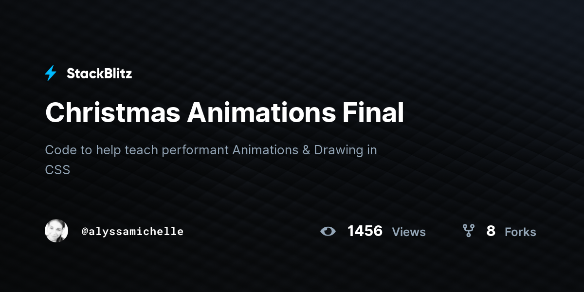Christmas Animations Final - StackBlitz