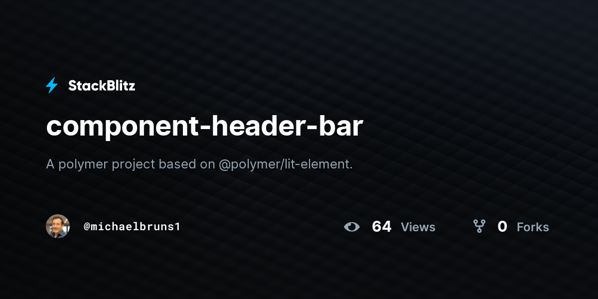 component-header-bar - StackBlitz