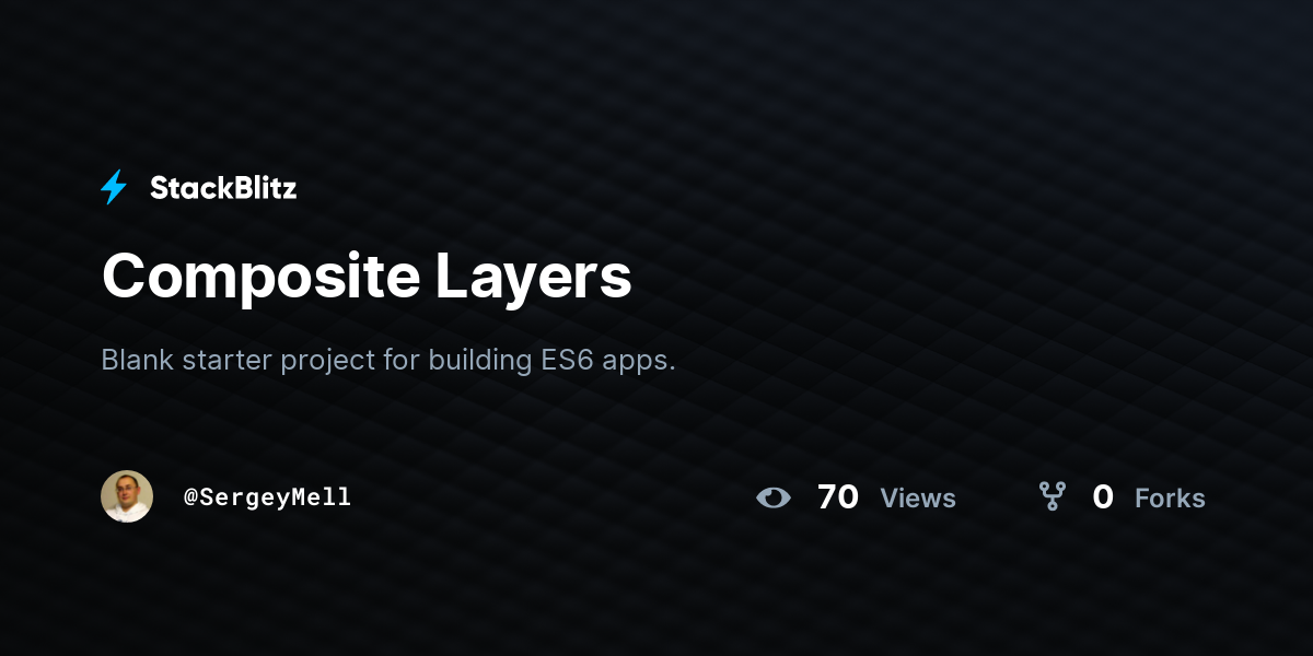 Composite Layers - StackBlitz