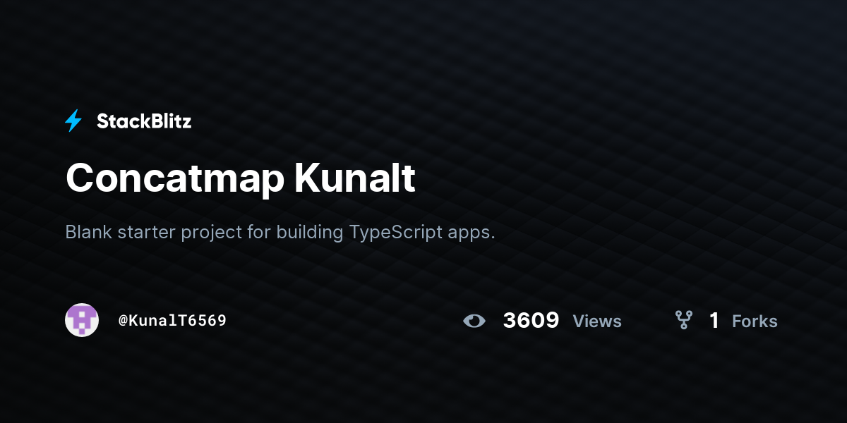 Concatmap Kunalt - StackBlitz
