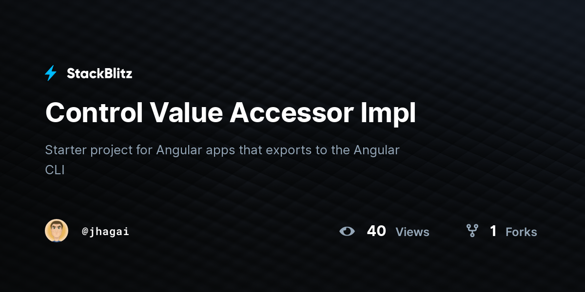 default control value accessor