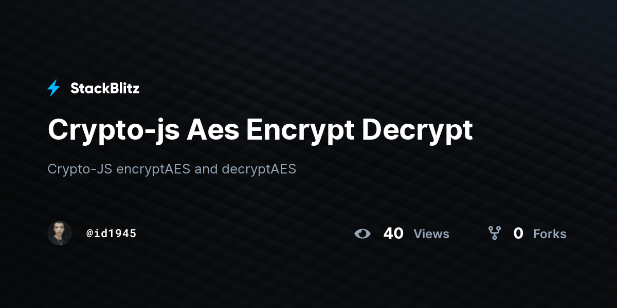 crypto js aes