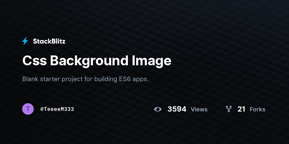 Css Background Image - StackBlitz