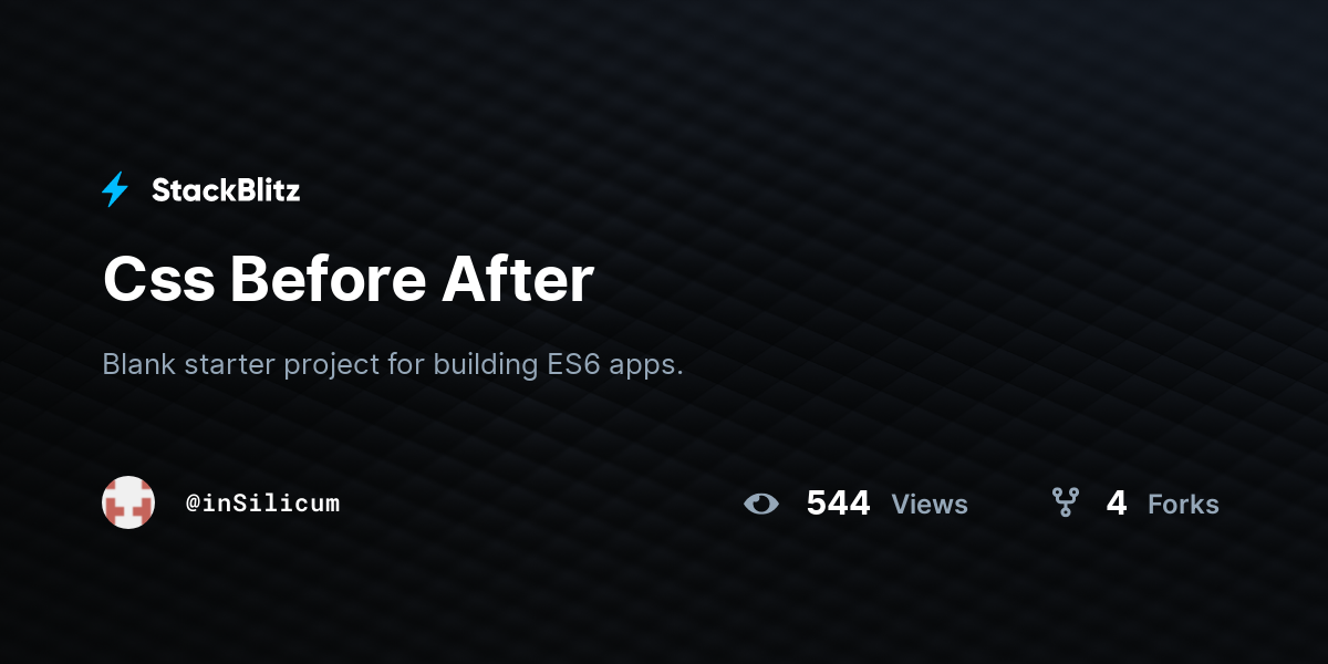Css Before After - StackBlitz