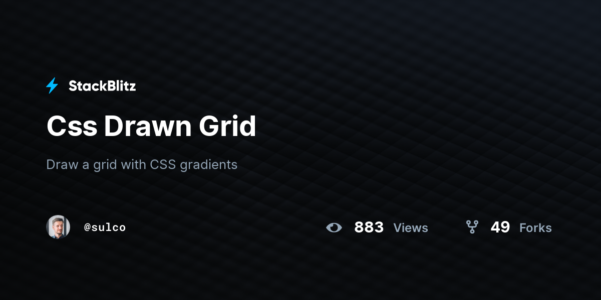 Css Drawn Grid - StackBlitz