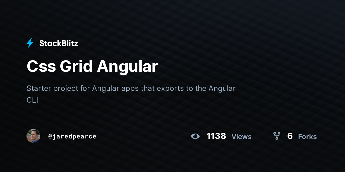 Css Grid Angular - StackBlitz