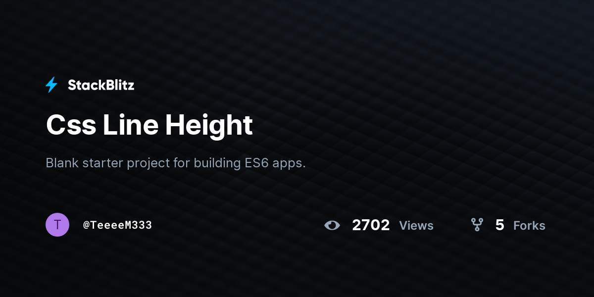 css-line-height-stackblitz