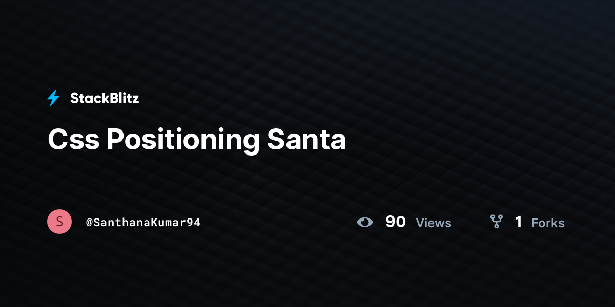 Css Positioning Santa - StackBlitz
