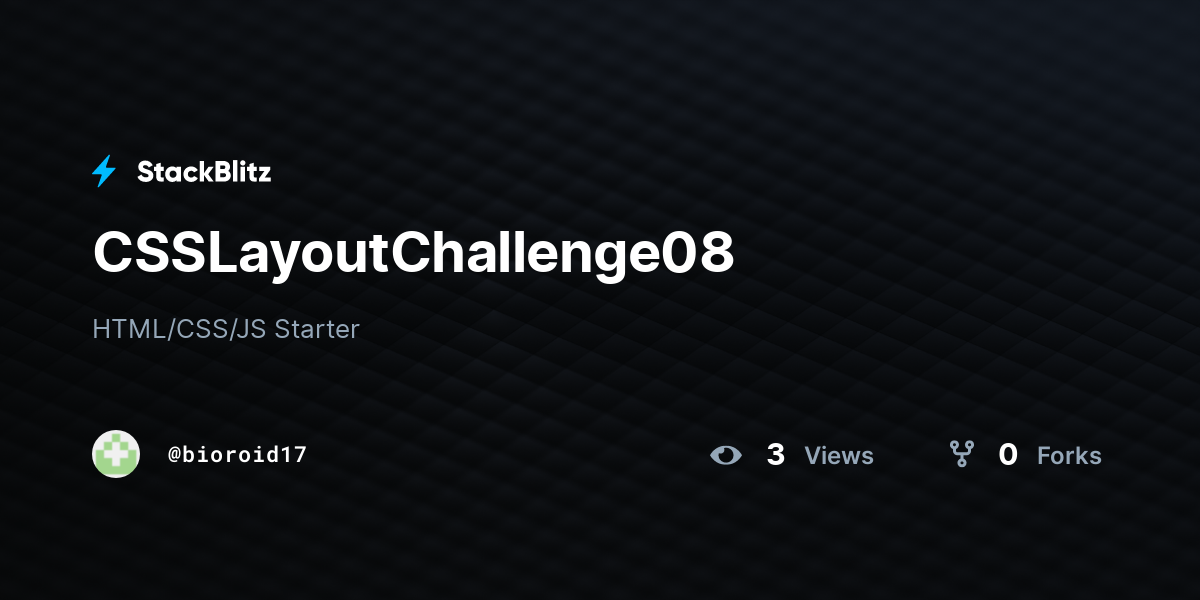 CSSLayoutChallenge08 - StackBlitz