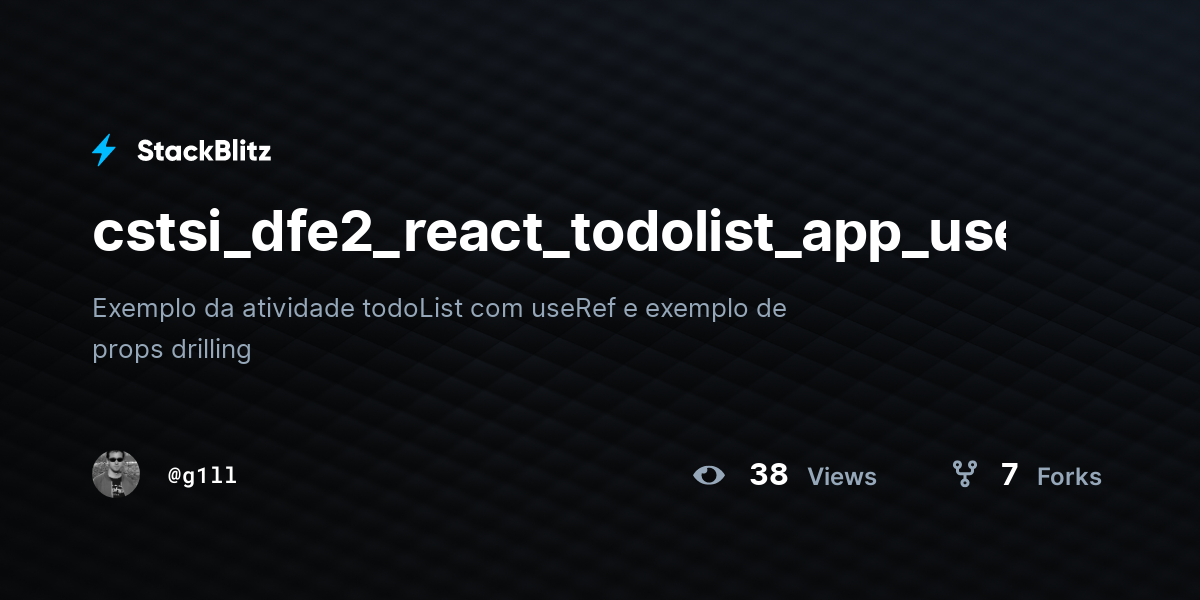 cstsi_dfe2_react_todolist_app_usecontext - StackBlitz
