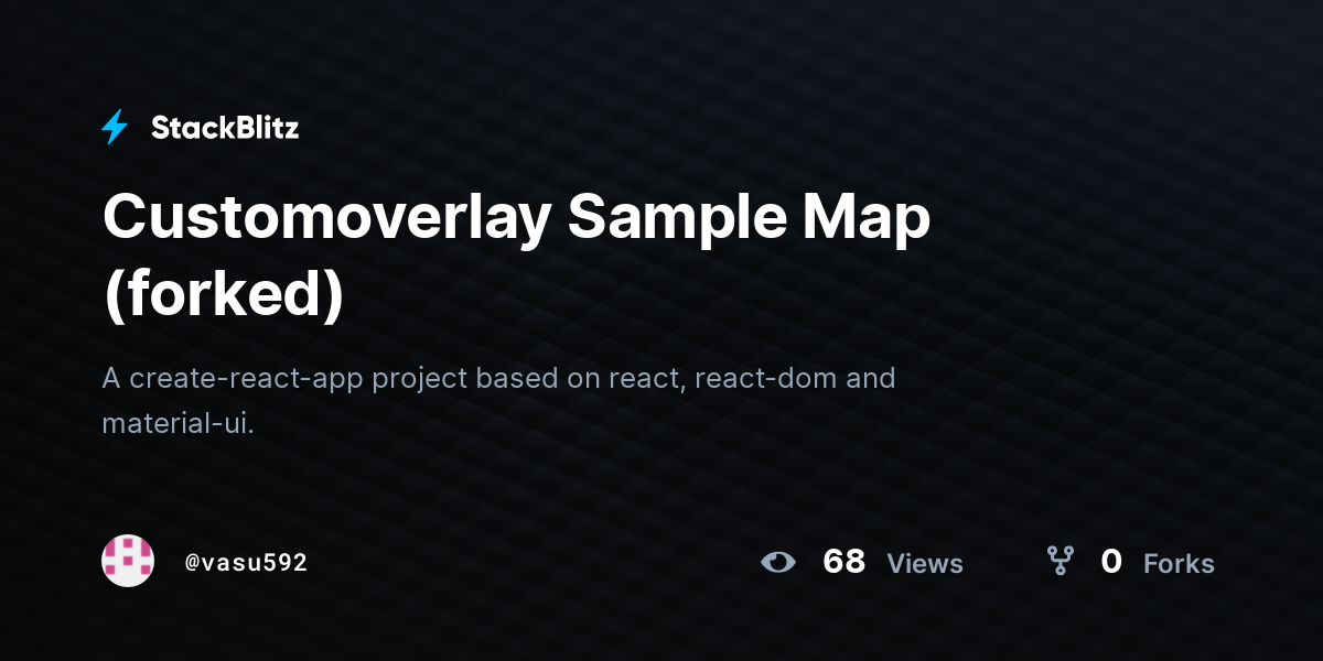 Customoverlay Sample Map (forked) - StackBlitz