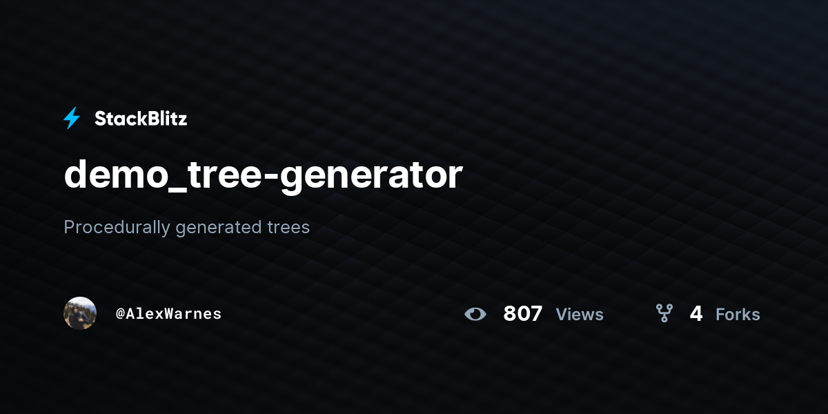 demo_tree-generator - StackBlitz