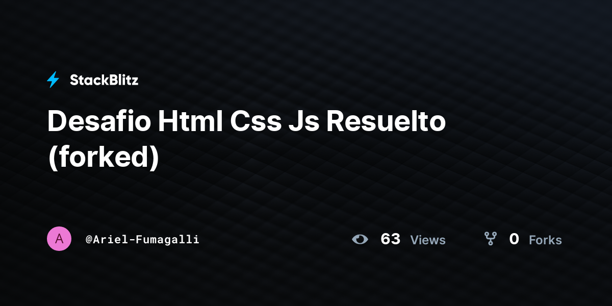 Desafio Html Css Js Resuelto (forked) - StackBlitz