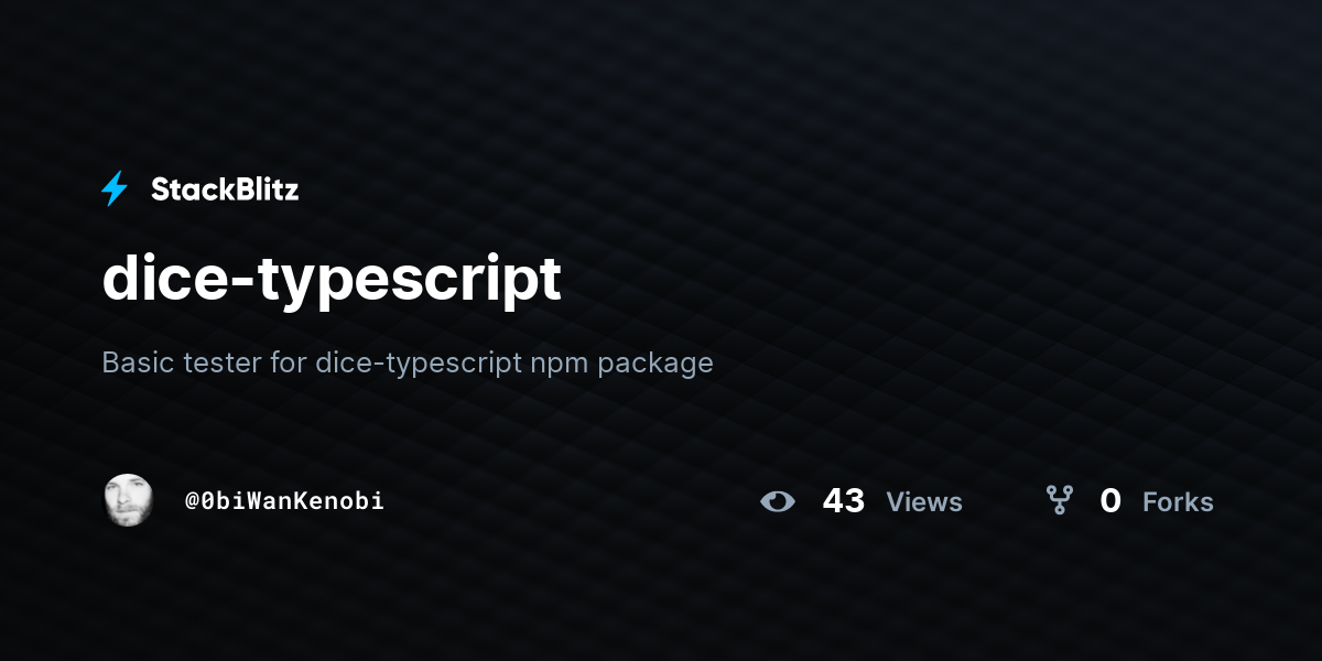 dice-typescript-stackblitz