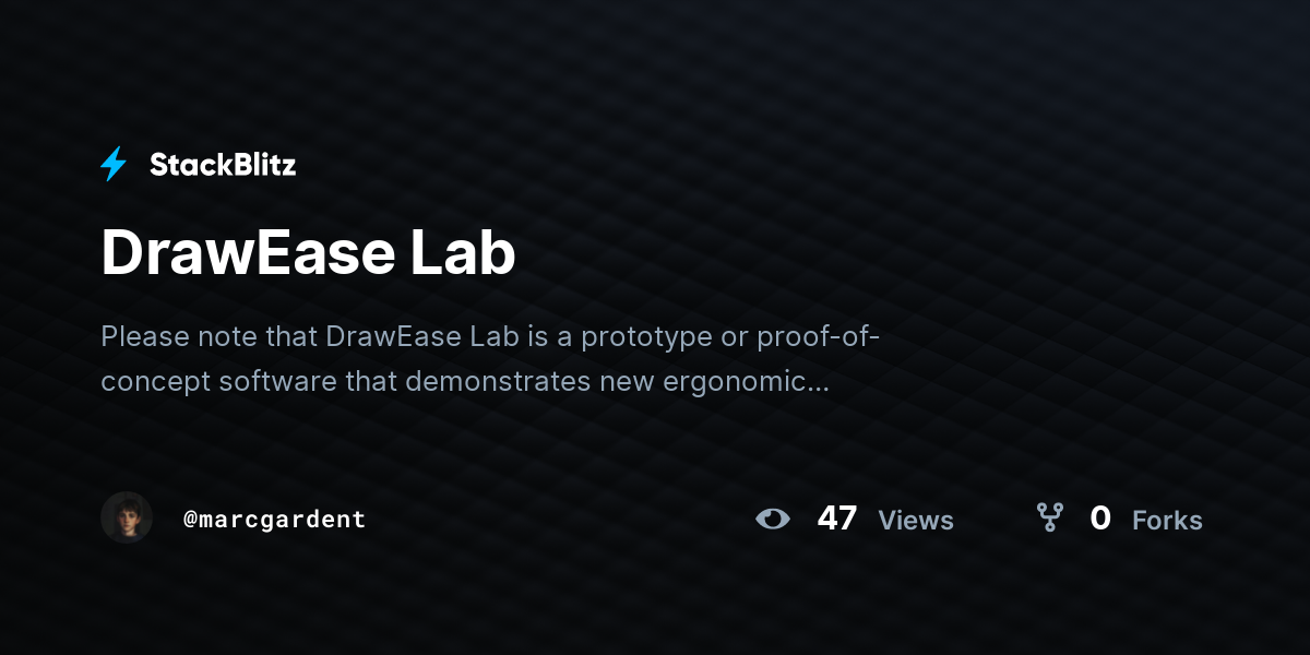 DrawEase Lab - StackBlitz