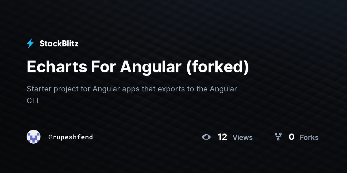 Echarts For Angular (forked) - StackBlitz