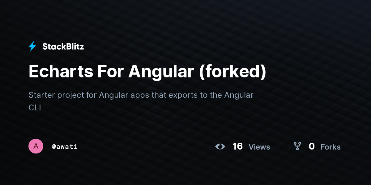 Echarts For Angular (forked) - StackBlitz