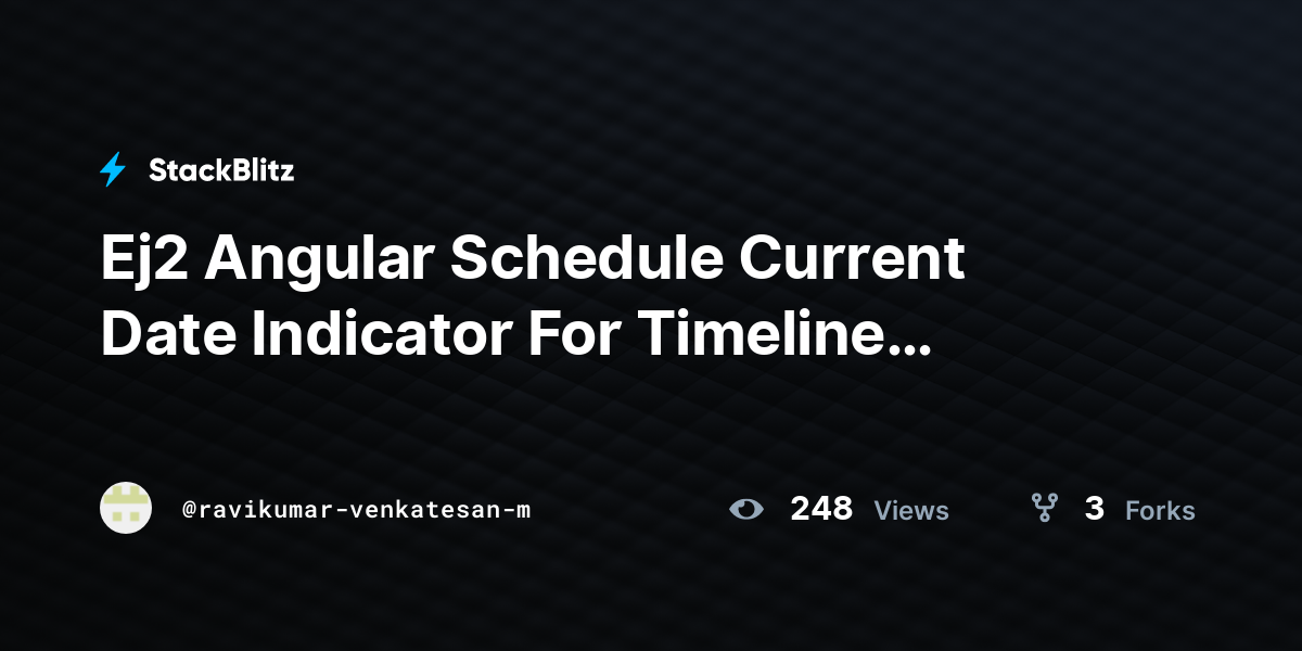 Ej2 Angular Schedule Current Date Indicator For Timeline (forked ...