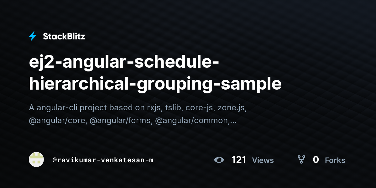 ej2-angular-schedule-hierarchical-grouping-sample - StackBlitz