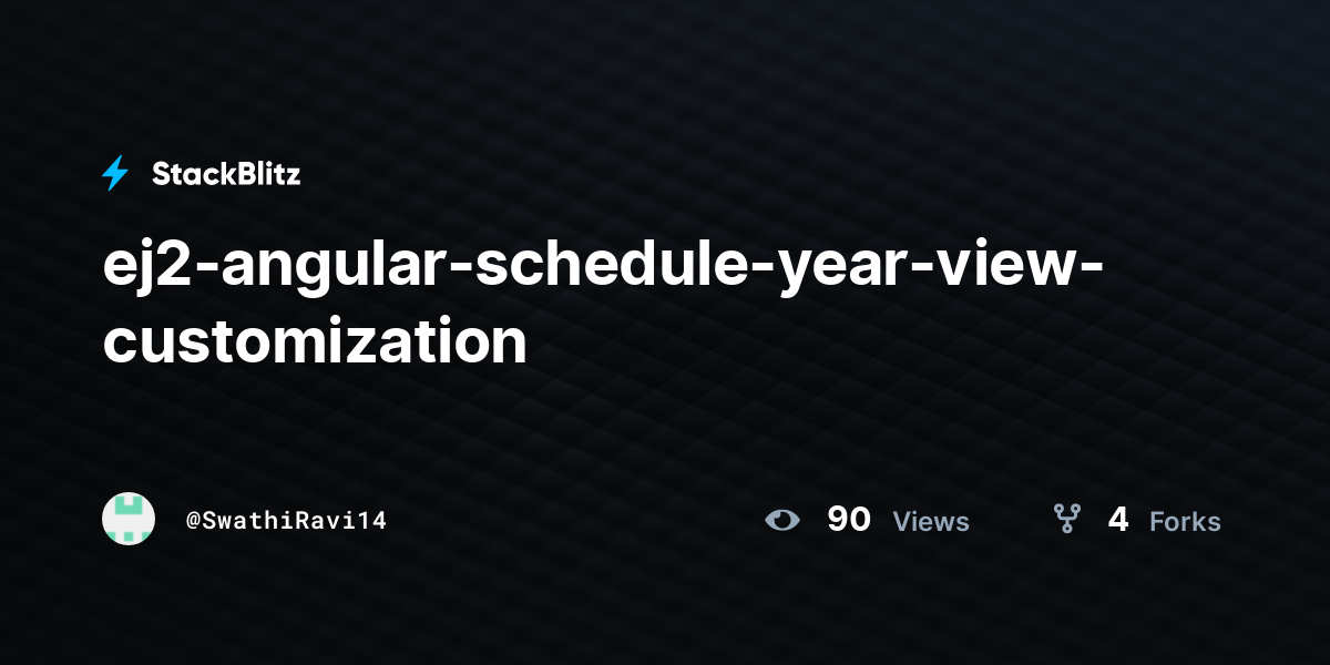 ej2-angular-schedule-year-view-customization - StackBlitz