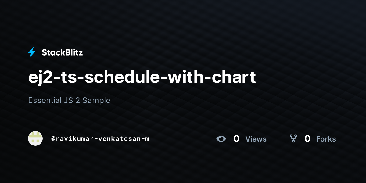 ej2-ts-schedule-with-chart - StackBlitz
