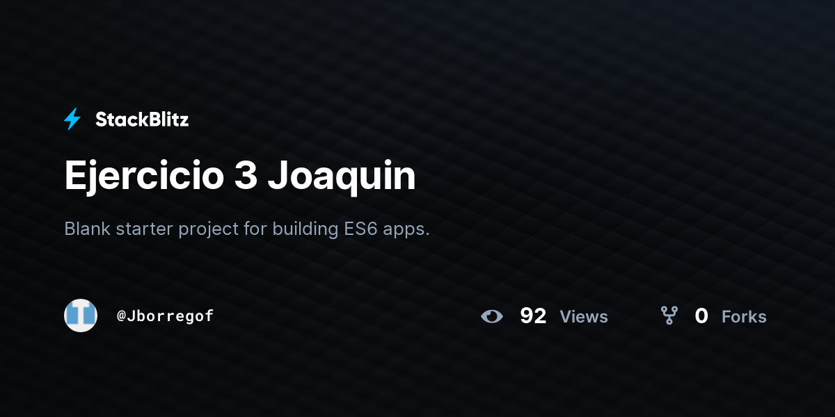 Ejercicio 3 Joaquin - StackBlitz