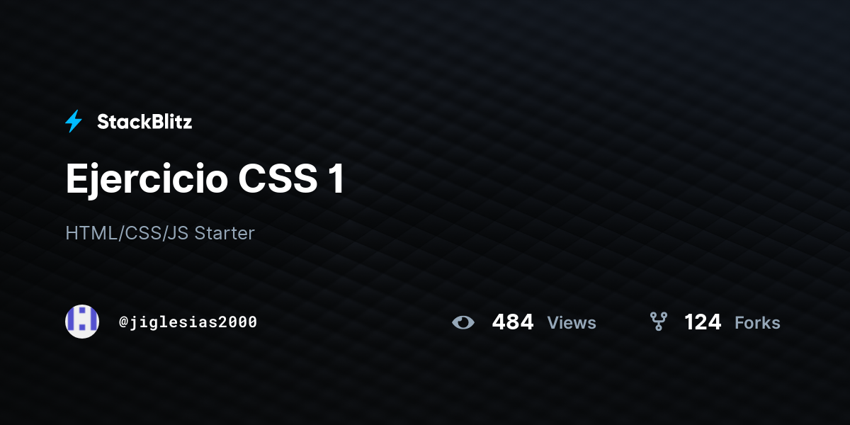 Ejercicio CSS 1 - StackBlitz