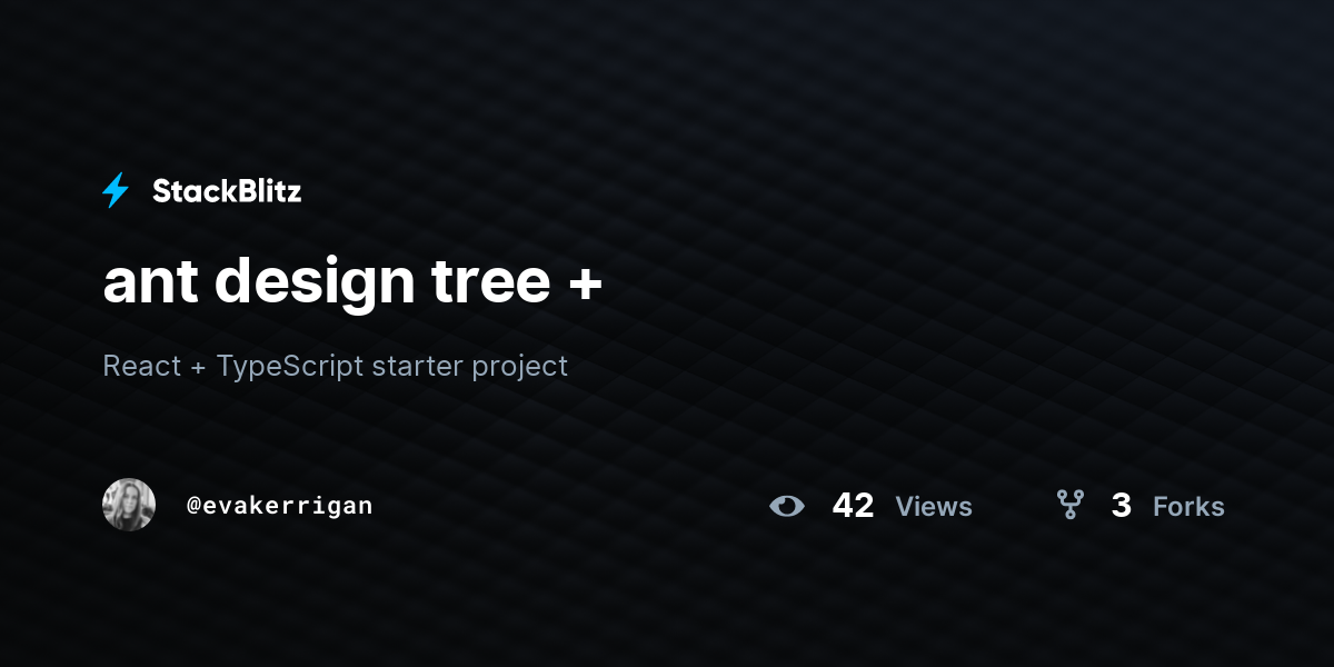 ant design tree + - StackBlitz