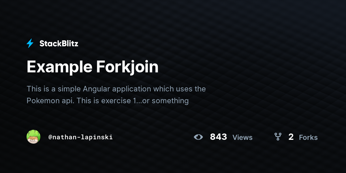 Example Forkjoin - StackBlitz