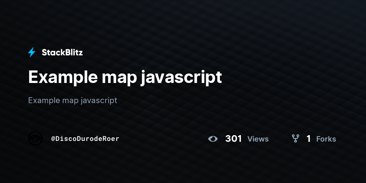 example-map-javascript-stackblitz