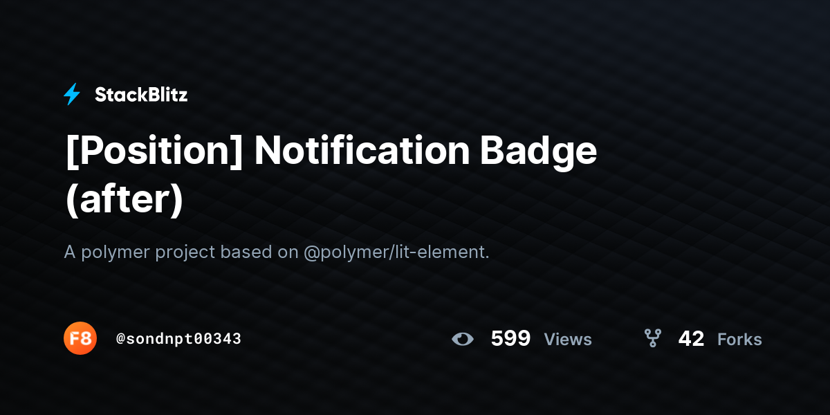 [Position] Notification Badge (after) - StackBlitz