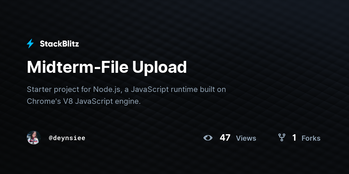 Midterm-File Upload - StackBlitz