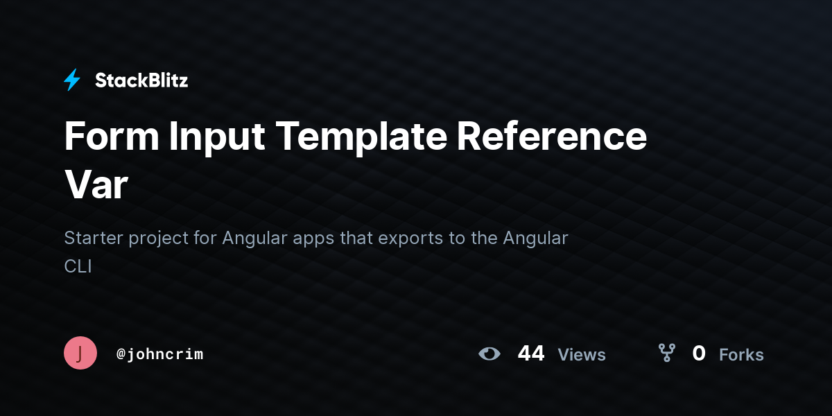Javascript Read Form Input Template