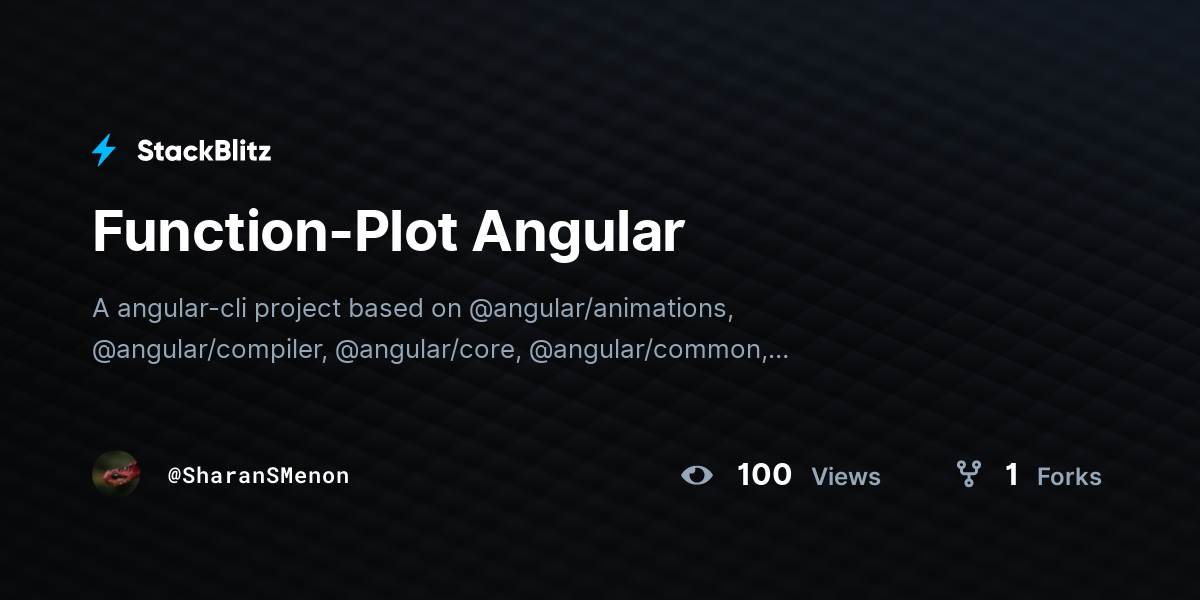 FunctionPlot Angular StackBlitz
