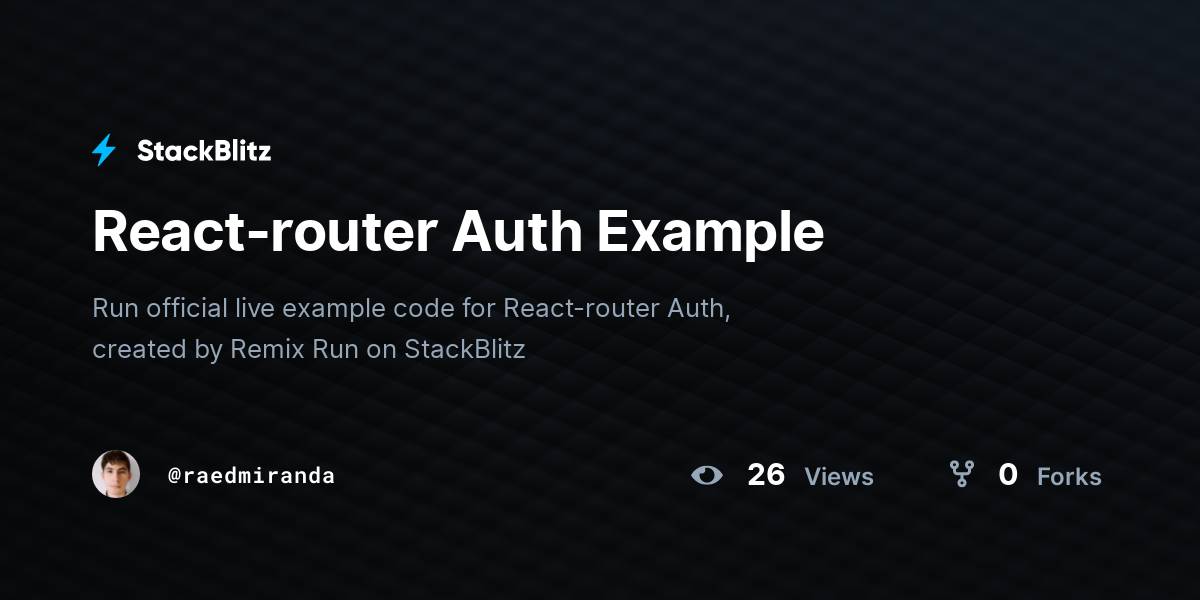 react-router-auth-example-stackblitz