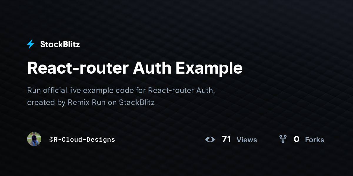 react-router-auth-example-stackblitz