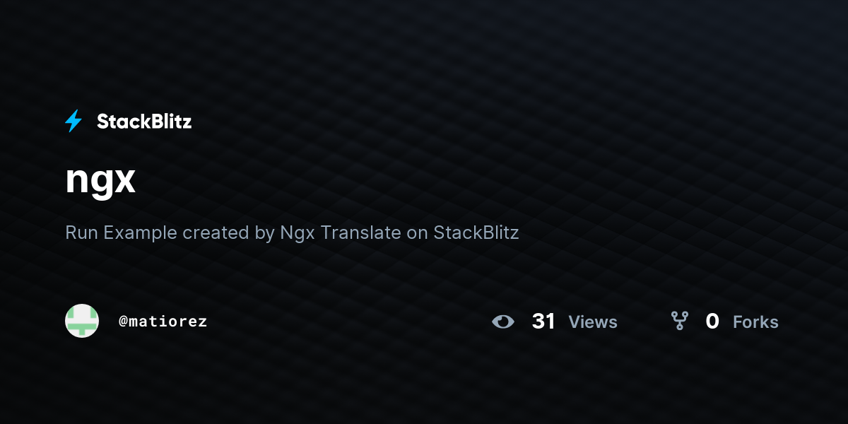 ngx - StackBlitz
