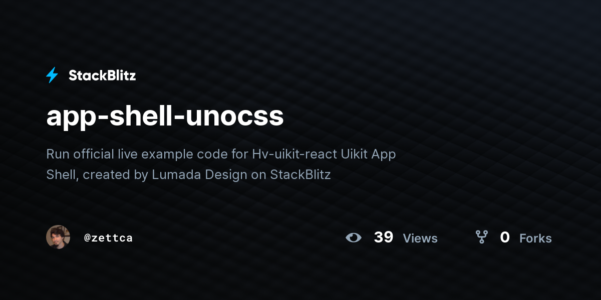 app-shell-unocss - StackBlitz