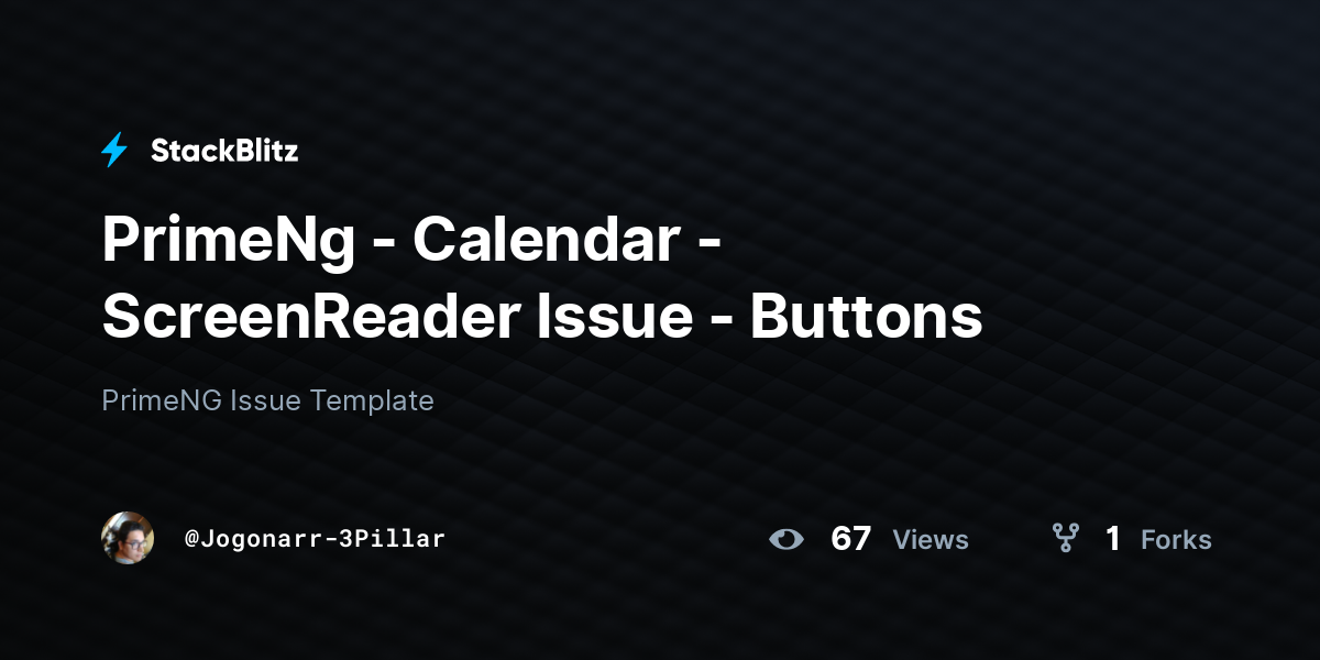 primeng-calendar-screenreader-issue-buttons-stackblitz