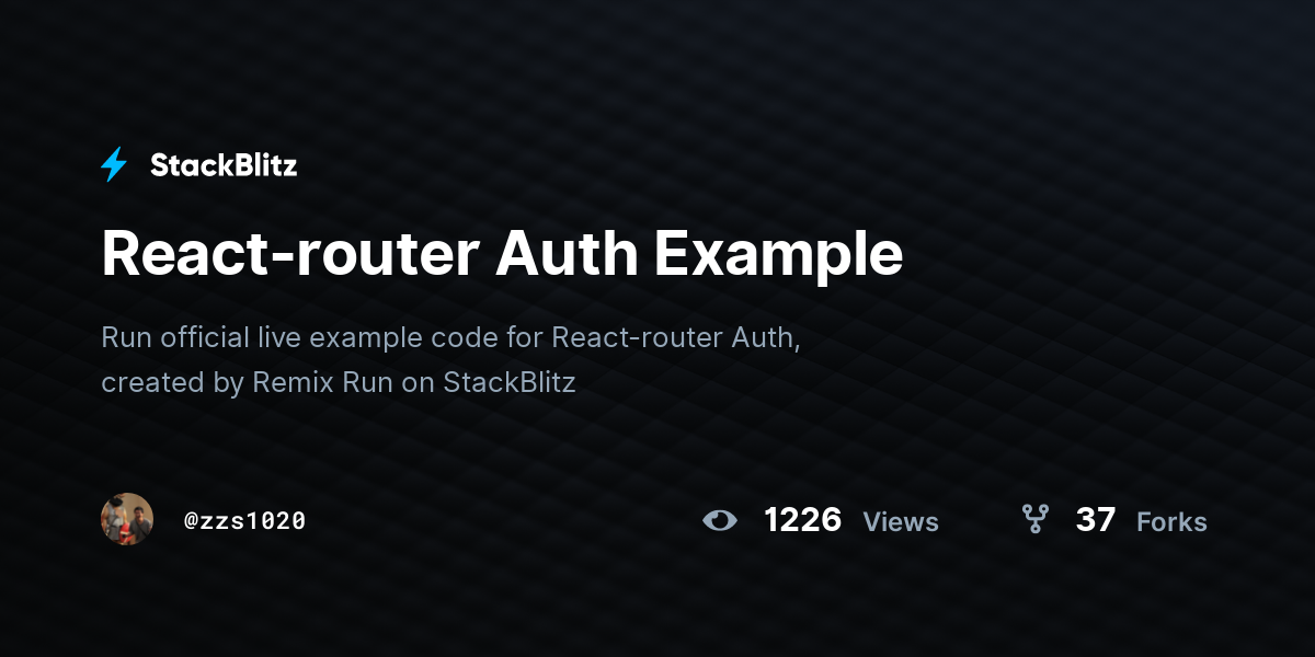 react-router-auth-example-stackblitz