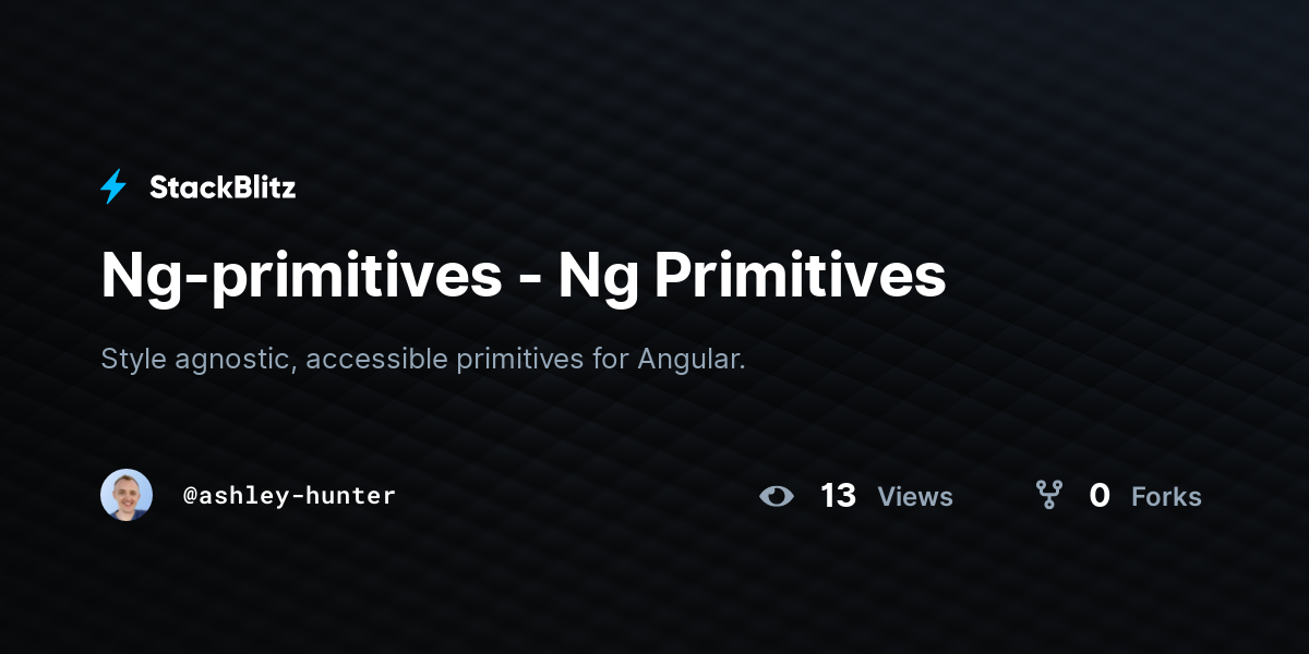 Ng-primitives - Ng Primitives - StackBlitz