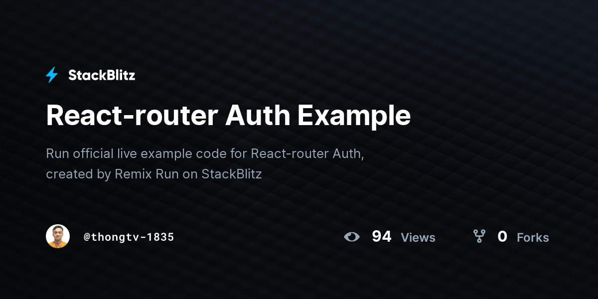 react-router-auth-example-stackblitz