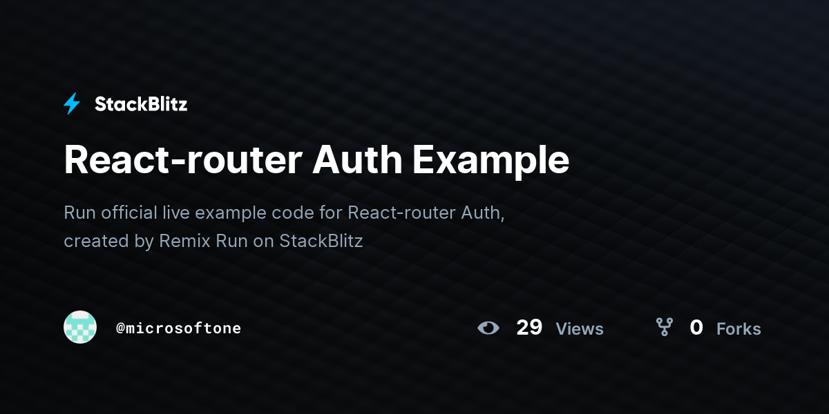 react-router-auth-example-stackblitz