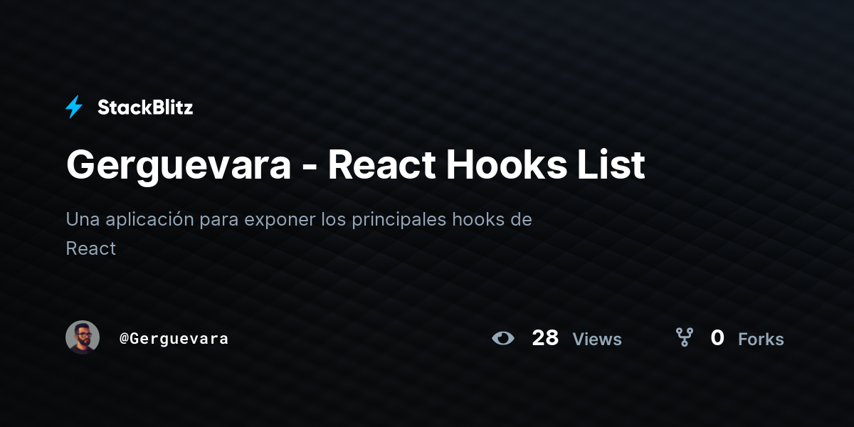 gerguevara-react-hooks-list-stackblitz