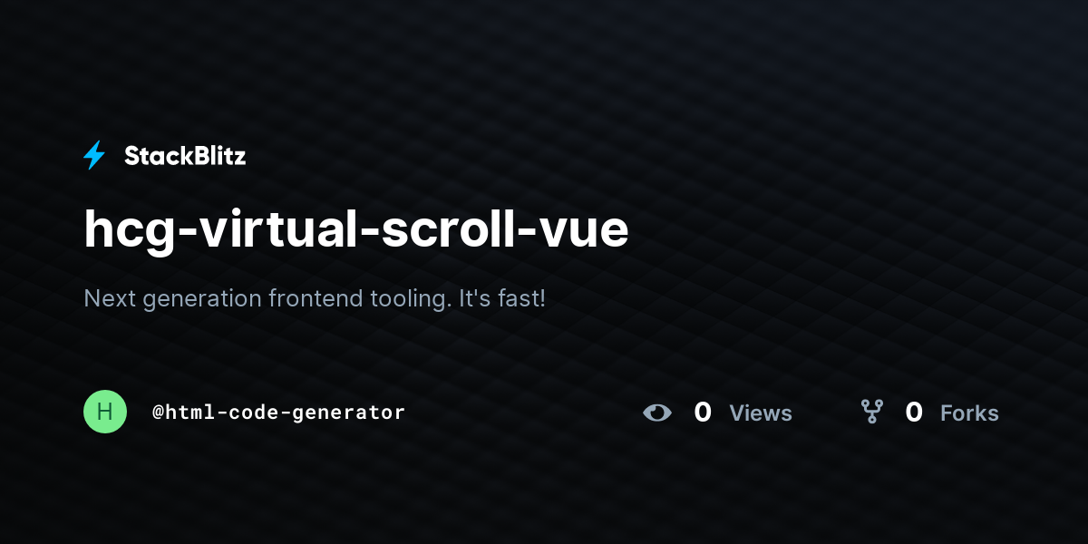 hcg-virtual-scroll-vue - StackBlitz