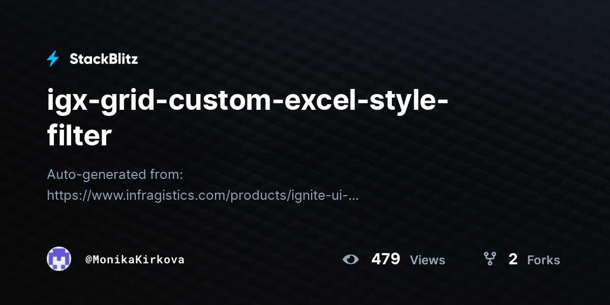 igx-grid-custom-excel-style-filter - StackBlitz