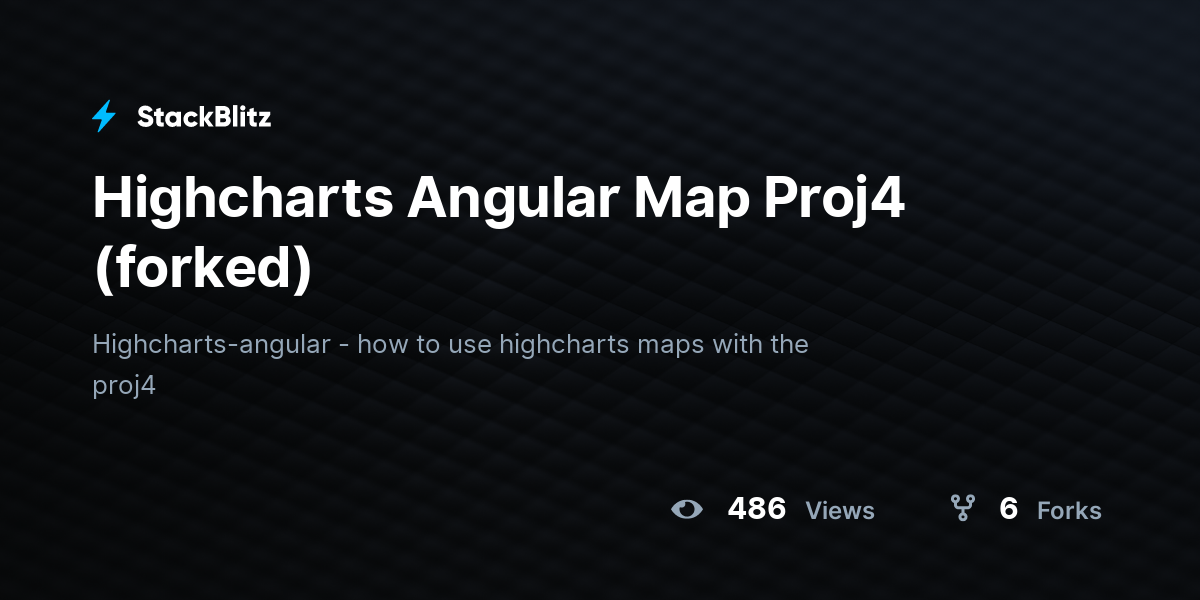 Highcharts Angular Map Proj4 (forked) - StackBlitz