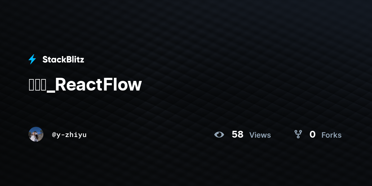 拓扑图_ReactFlow - StackBlitz