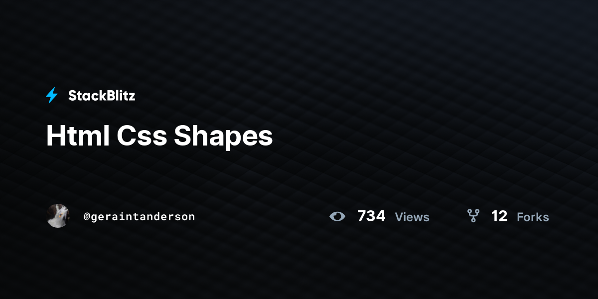 Html Css Shapes - StackBlitz